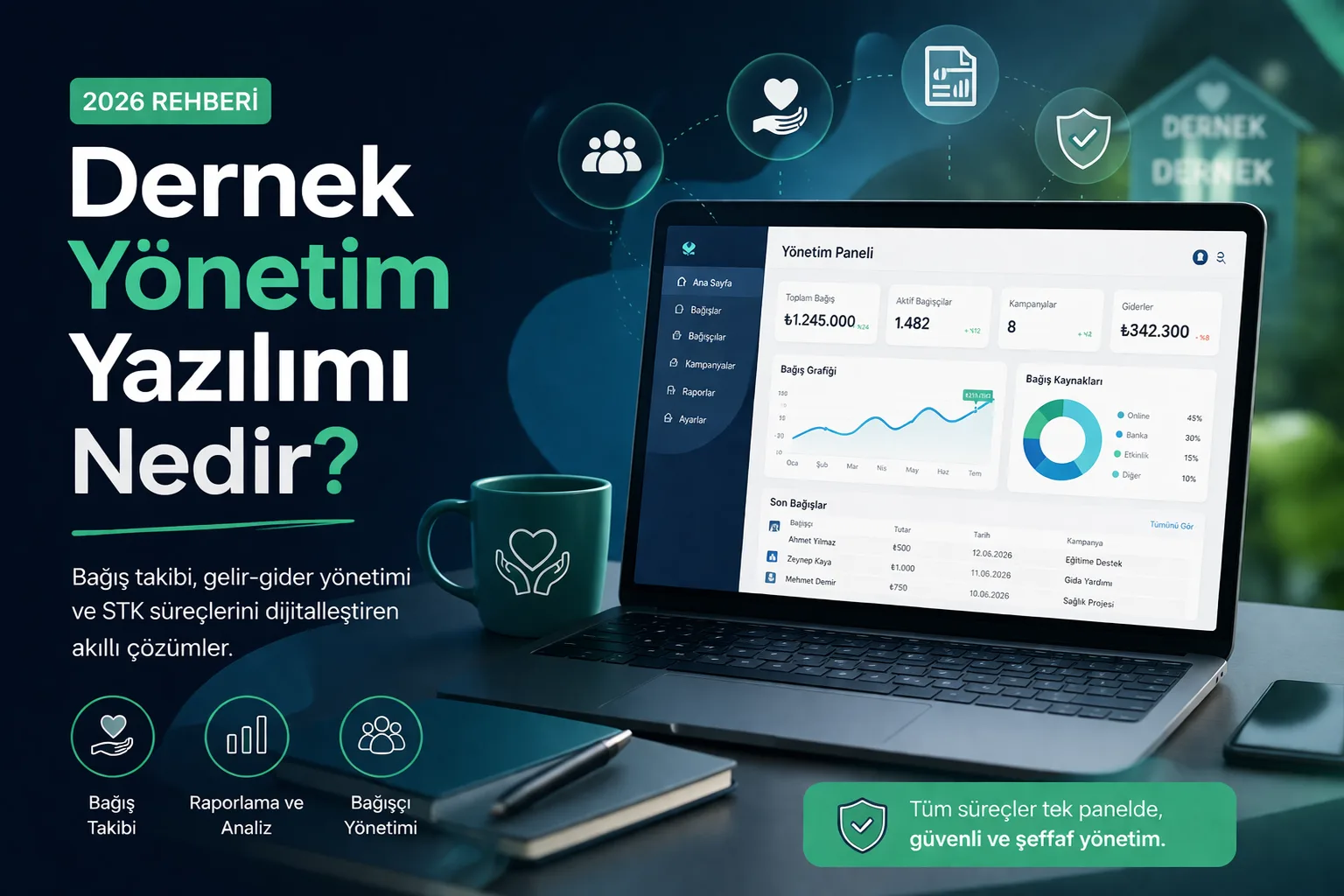 Dernek Yönetim Yazılımı