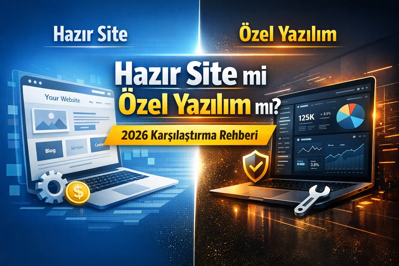 Hazır Site mi Özel Yazılım mı? | Güncel Karşılaştırma Rehberi