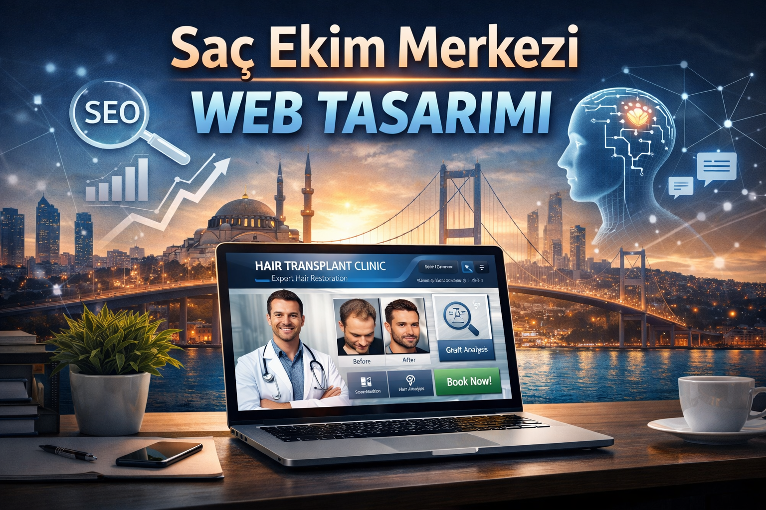 Saç Ekim Merkezi Web Tasarımı