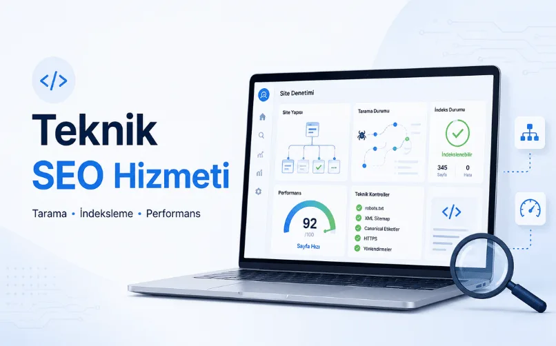 Teknik SEO Hizmeti: Tarama, İndeksleme ve Performans Sorunlarını Çözün